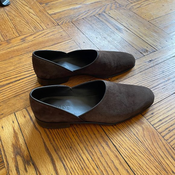 Bode Brown Suede Slippers, size 42 - Picture 5 of 9